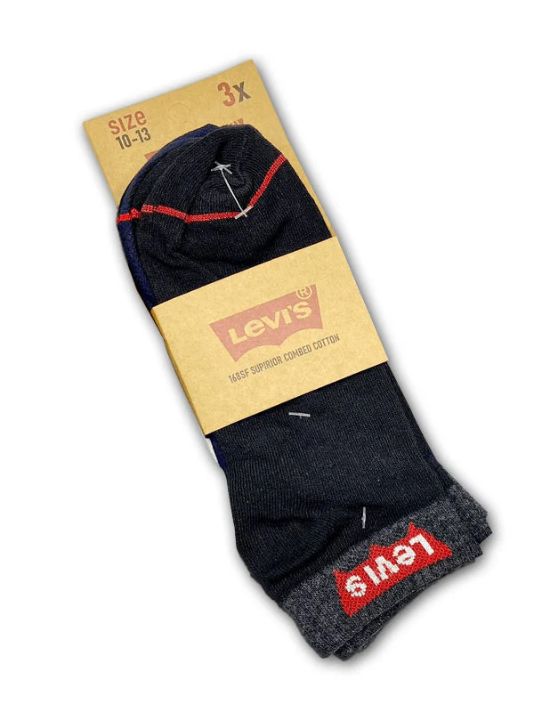 Branded Levi's Cotton Ankle Socks (Pack Of 12 Pairs) - Image 4