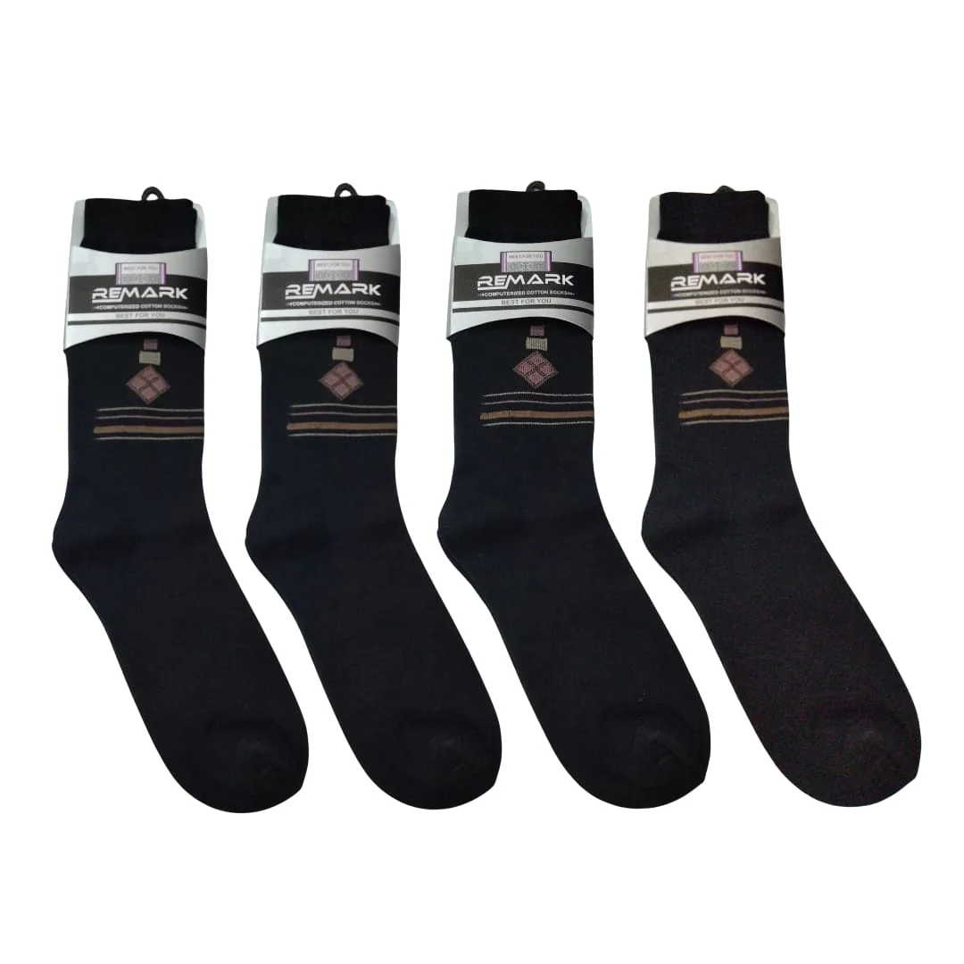 Long Cotton Socks for Winter - Pack of 3 Pairs (economy class) - Image 3