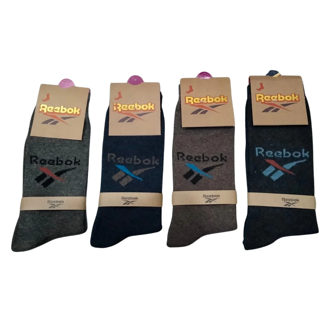 Reebok Long Cotton Winter Socks-MIX Colors (3 Pairs) - Image 2