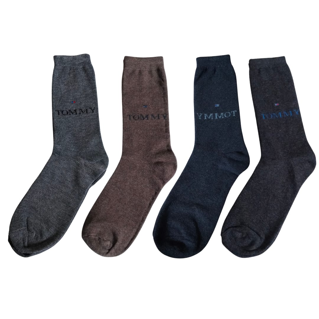 Tommy Long Cotton Winter Socks-MIX Colors (6 Pairs) - Image 3
